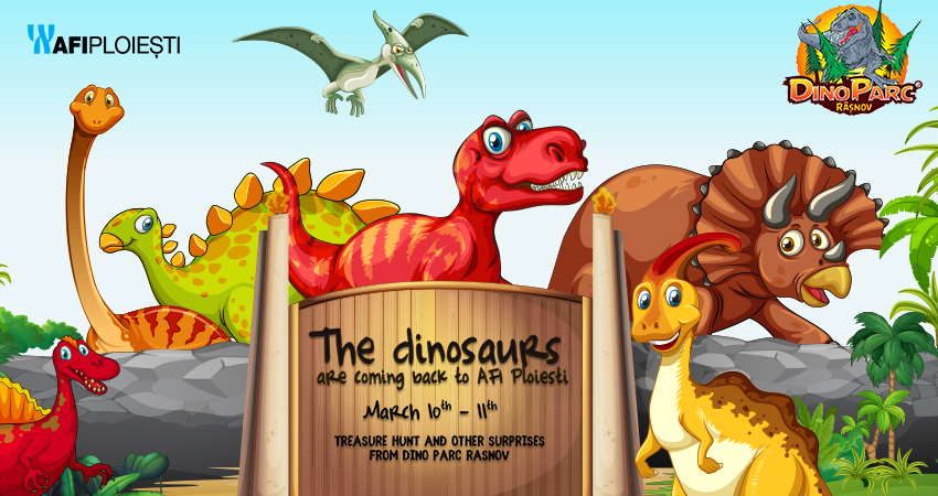 The dinosaurs are coming back to AFI Ploiesti!
