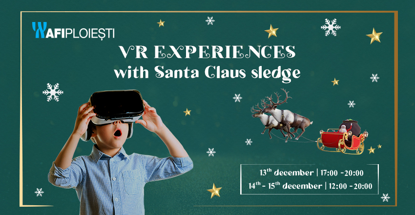 VR Experiences with Santa’s Sleigh!